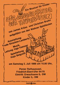 1986 - 2 Der S&auml;ngerkrieg der Heidehasen Rathaus Porz